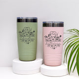 Personalized Nurse 20 OZ Tumbler with Slider Lid