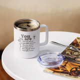 You Are Bible Verse Travel Coffee Camp Mug