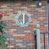 Personalized Classic Initial Metal Sign