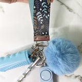 Midnight Woodland Safety Keychain
