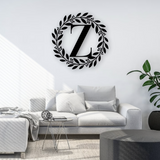 Personalized Classic Initial Metal Sign