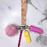 Stay Groovy Safety Keychain