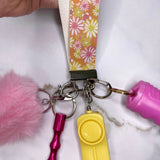 Stay Groovy Safety Keychain