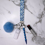 Blue Me Away Safety Keychain