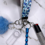 Blue Me Away Safety Keychain