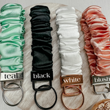 Personalized Satin Scrunchie Keychain