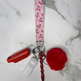 Be Cherry Afraid Safety Keychain