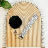 Neutral State of Mind Leather Keychain