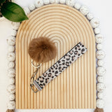 Find Your Wild Side Leather Keychain