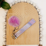 Cosmic Candy Leather Keychain