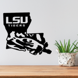LSU Tigers Louisiana State Metal Sign