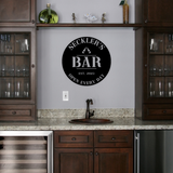 Personalized Bar Metal Sign