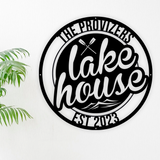 Lake House Metal Sign
