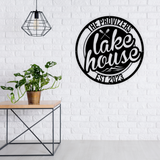 Lake House Metal Sign