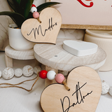 Valentine's Day Heart Shaped Basket Tag