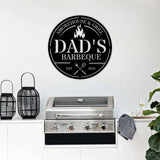 Smokehouse & Grill Personalized Barbeque Metal Sign