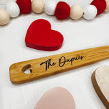 Personalized Wooden Heart Spoon