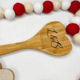 Personalized Wooden Heart Spoon