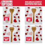 Personalized Wooden Heart Spoon