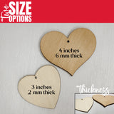Valentine's Day Heart Shaped Basket Tag