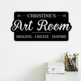 Craft Room Metal Sign with Name