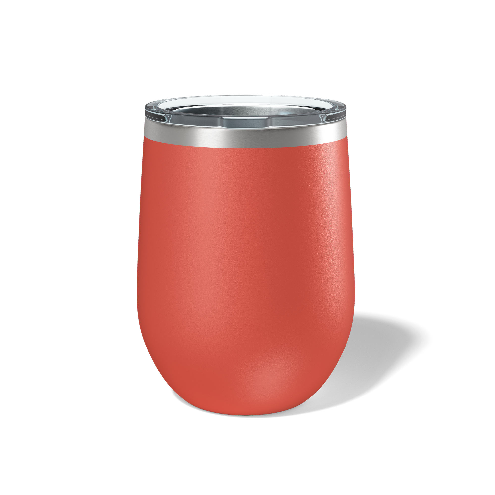 Custom Laser Engraved 12 OZ Stainless Steel Stemless Wine Tumbler with Lid