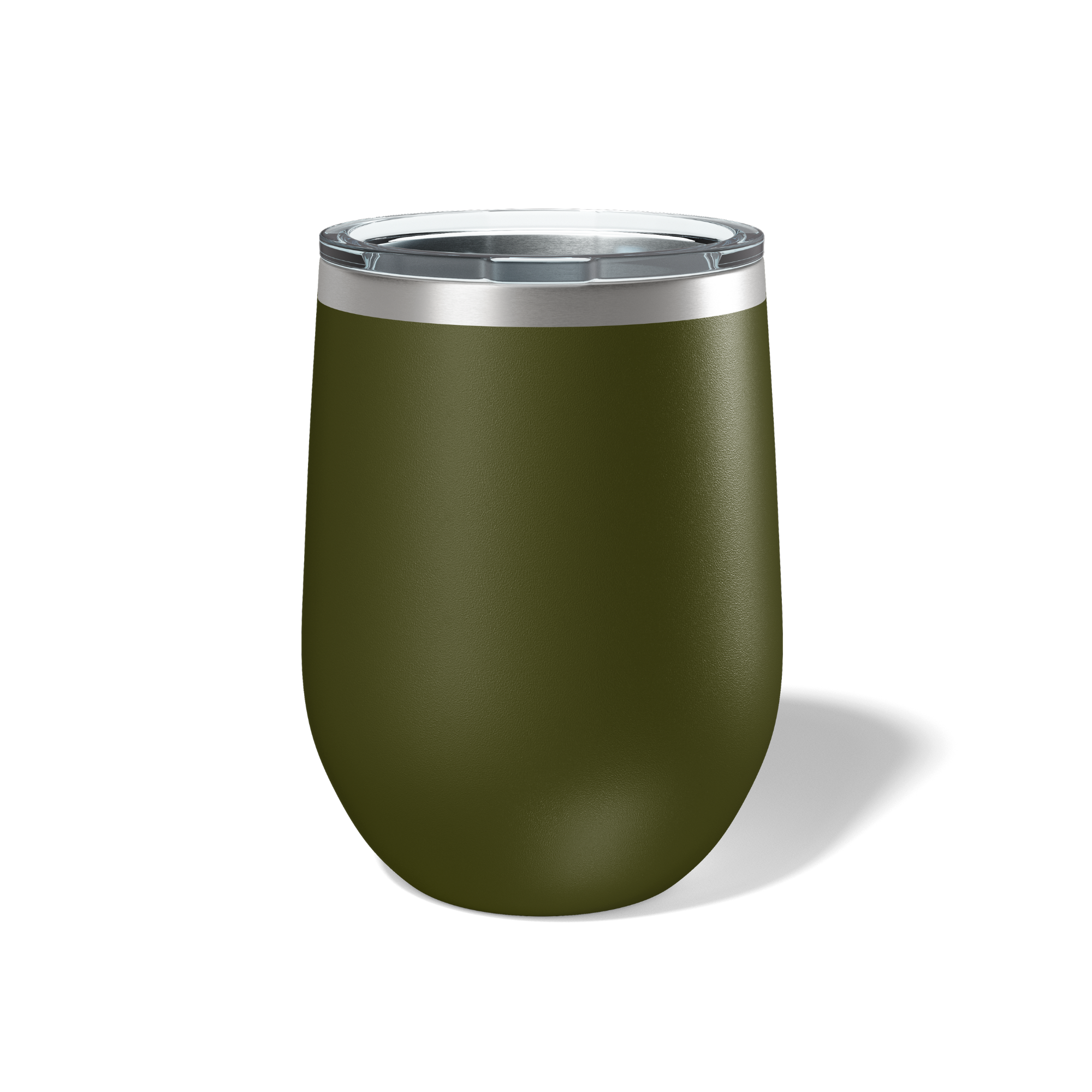 Custom Laser Engraved 12 OZ Stainless Steel Stemless Wine Tumbler with Lid