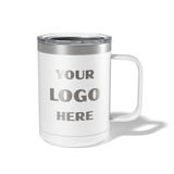 Custom Logo or Design Insulated Coffee Camp Mug