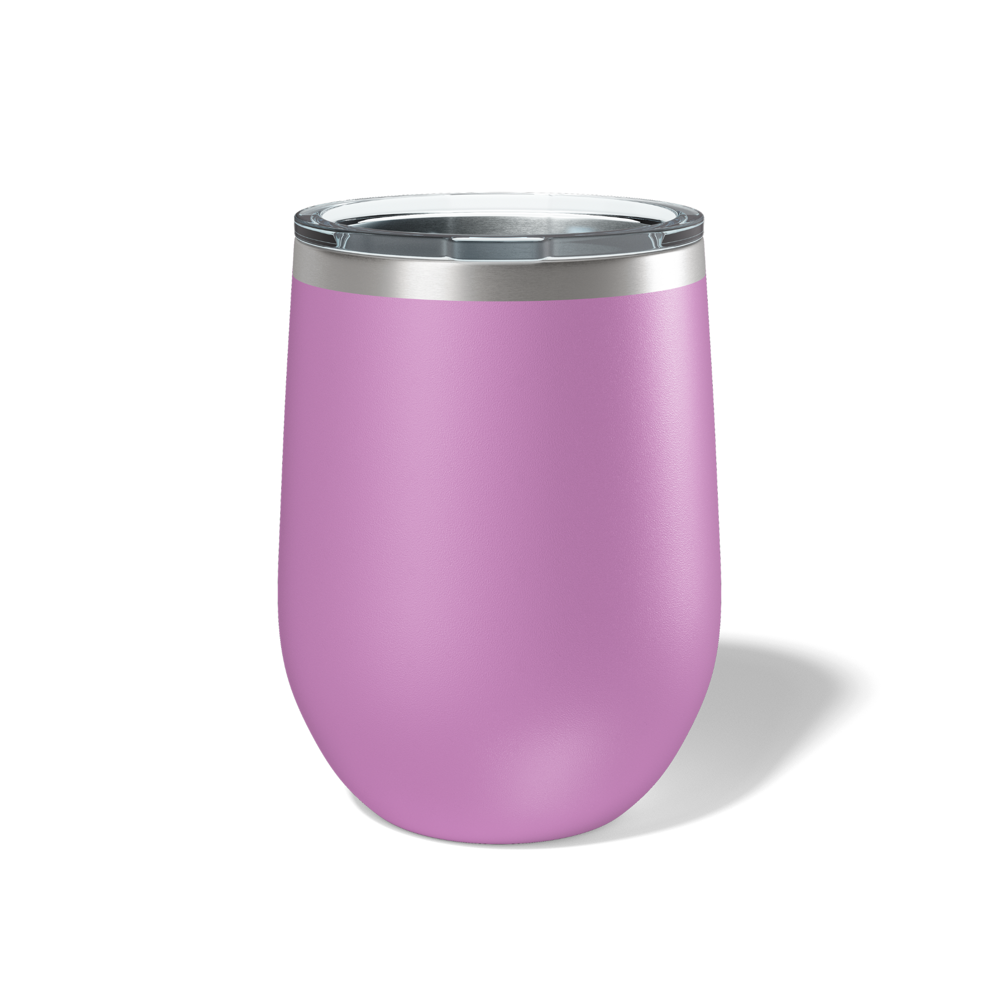 Custom Laser Engraved 12 OZ Stainless Steel Stemless Wine Tumbler with Lid