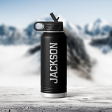 Custom Laser Engraved 32 OZ Insulated Water Bottle