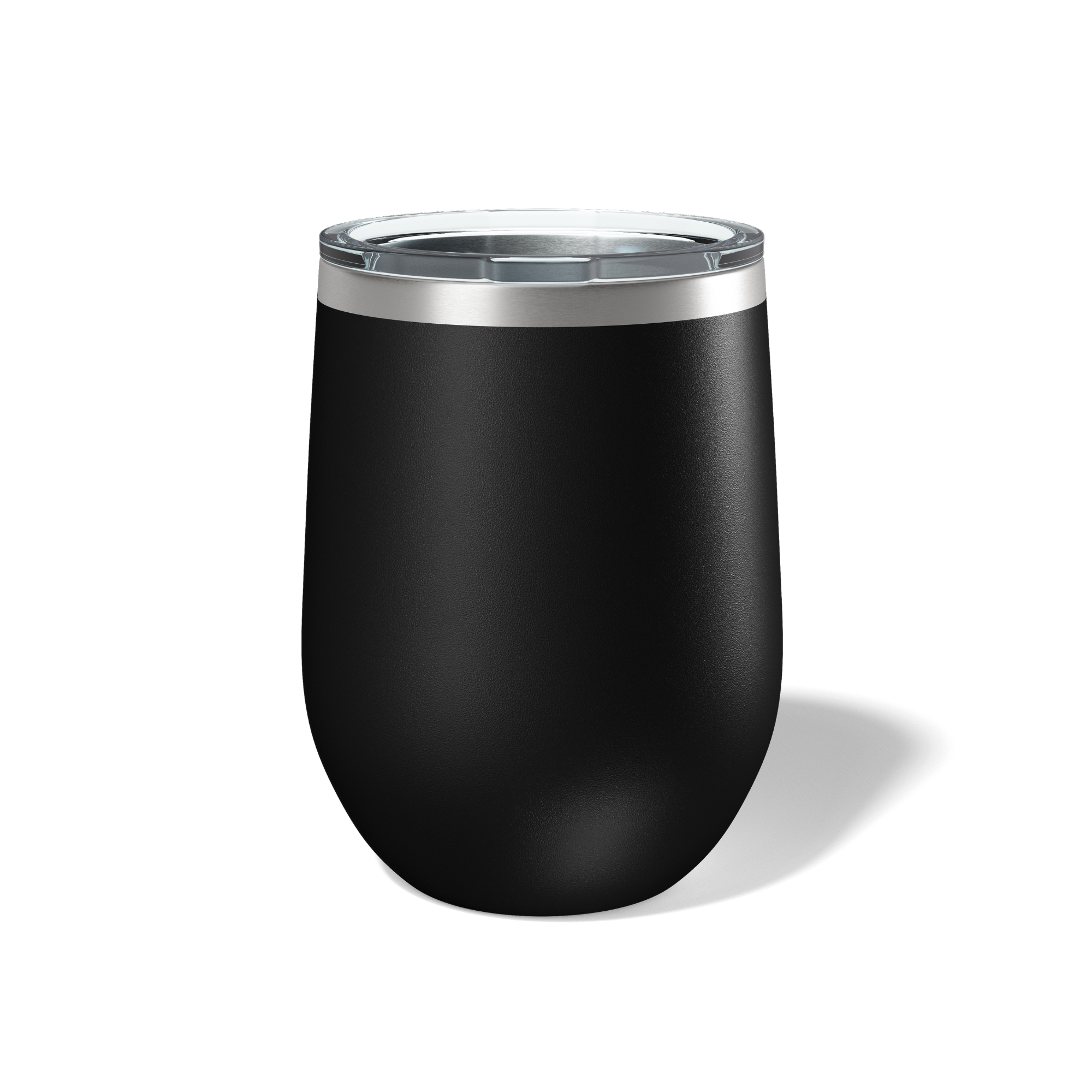 Custom Laser Engraved 12 OZ Stainless Steel Stemless Wine Tumbler with Lid
