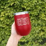 Louisiana Cajuns 12 OZ Stemless Wine Tumbler
