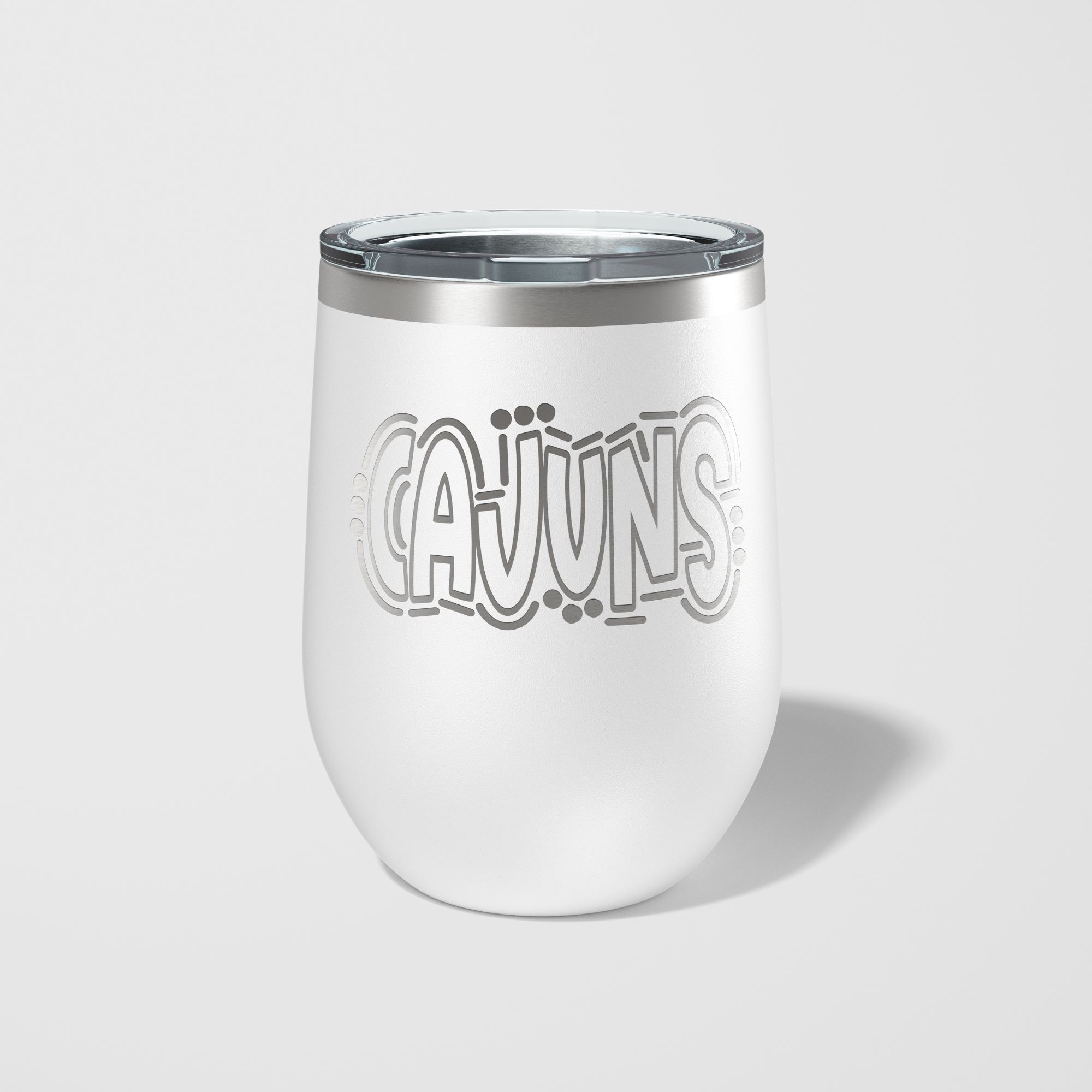 Louisiana Cajuns 12 OZ Stemless Wine Tumbler