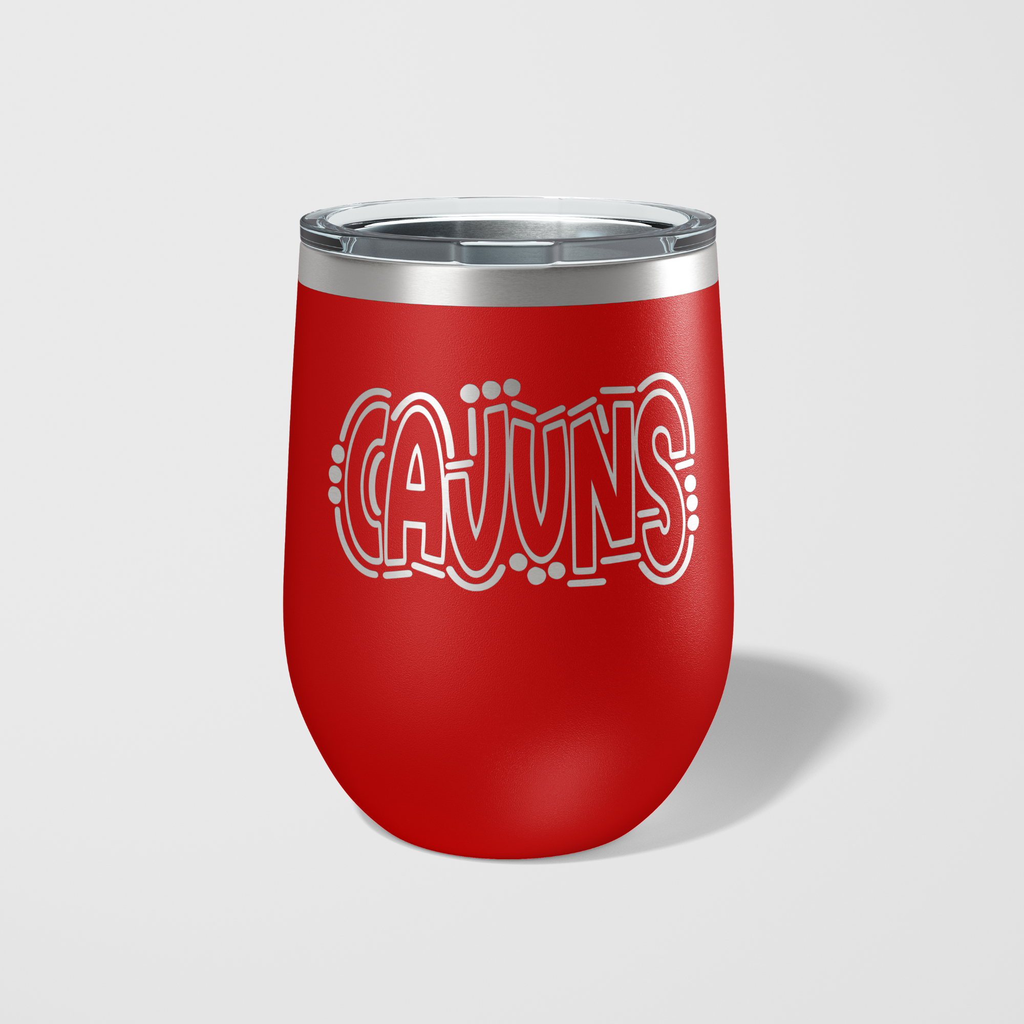 Louisiana Cajuns 12 OZ Stemless Wine Tumbler