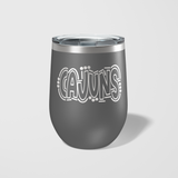 Louisiana Cajuns 12 OZ Stemless Wine Tumbler