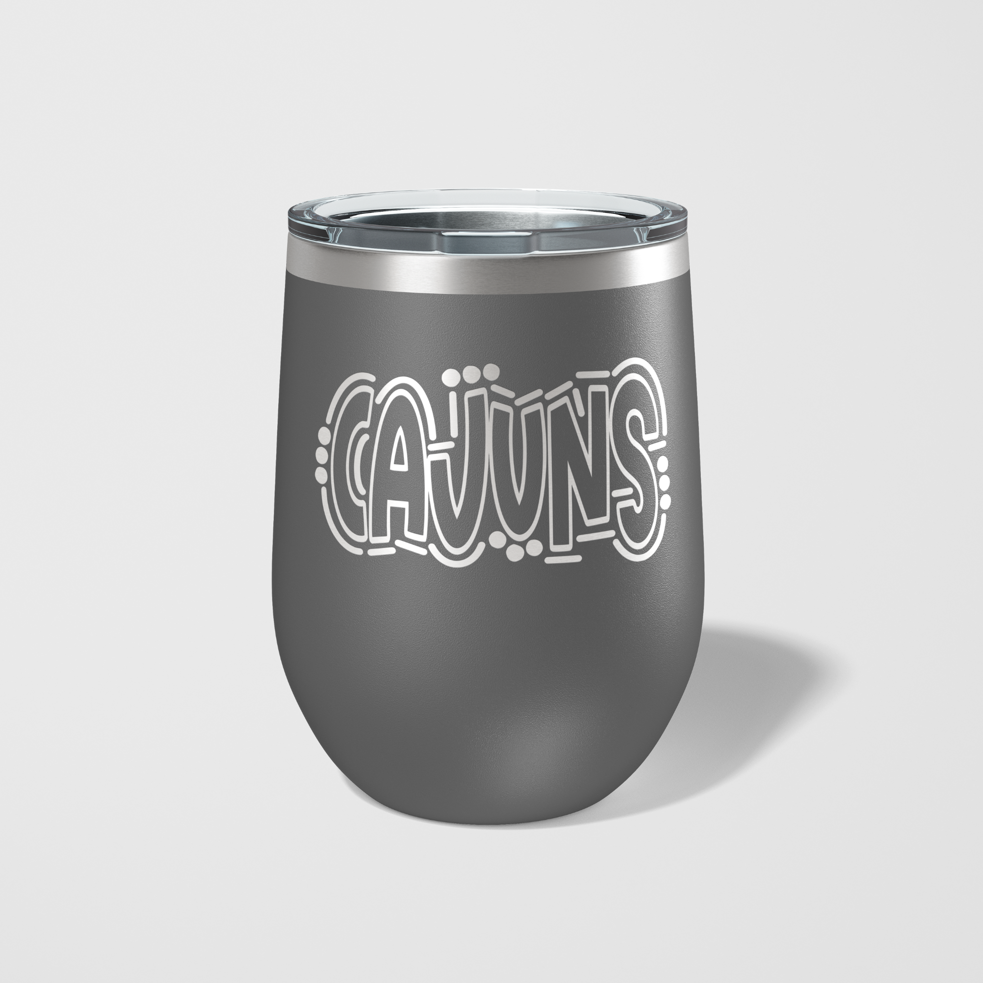 Louisiana Cajuns 12 OZ Stemless Wine Tumbler