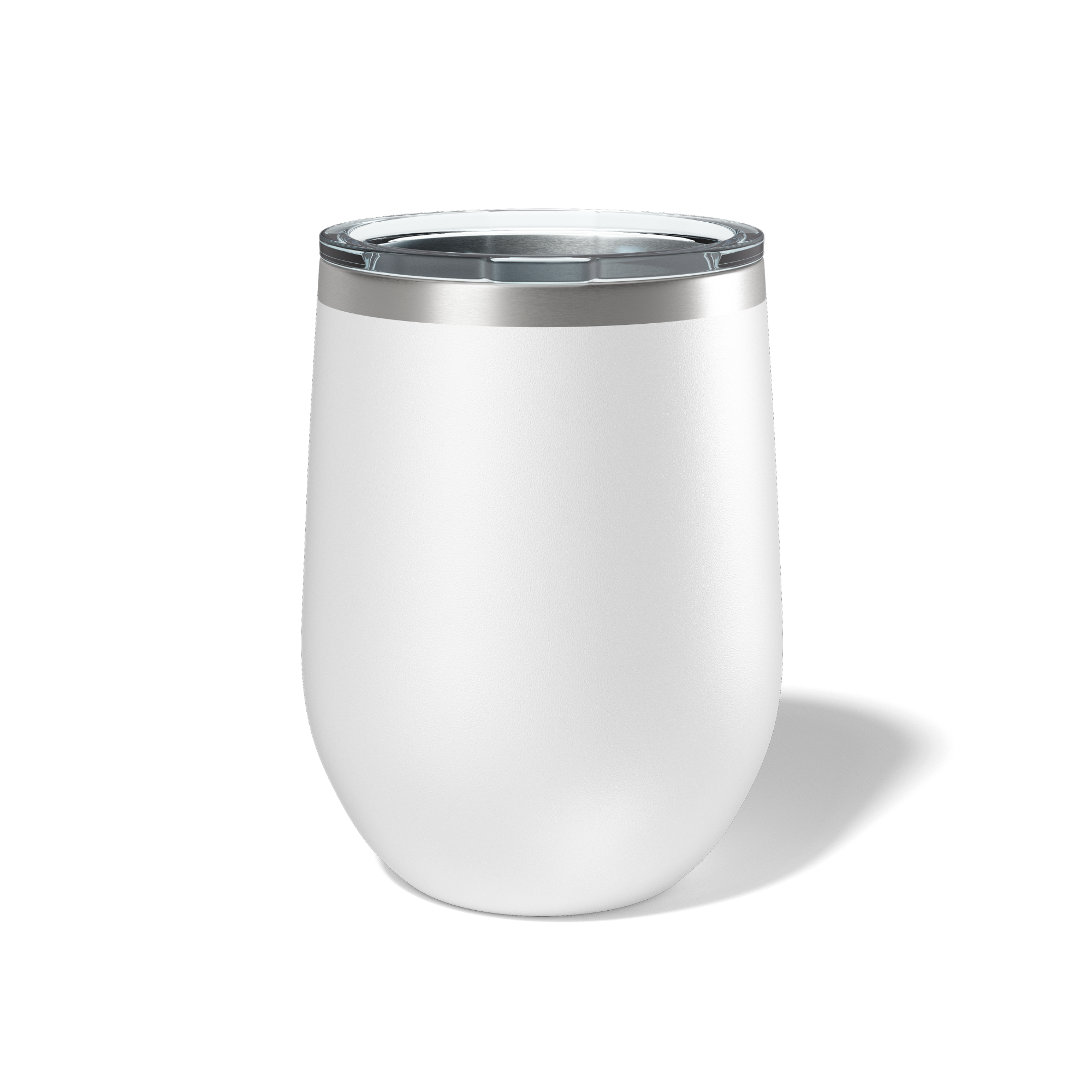 Custom Laser Engraved 12 OZ Stainless Steel Stemless Wine Tumbler with Lid