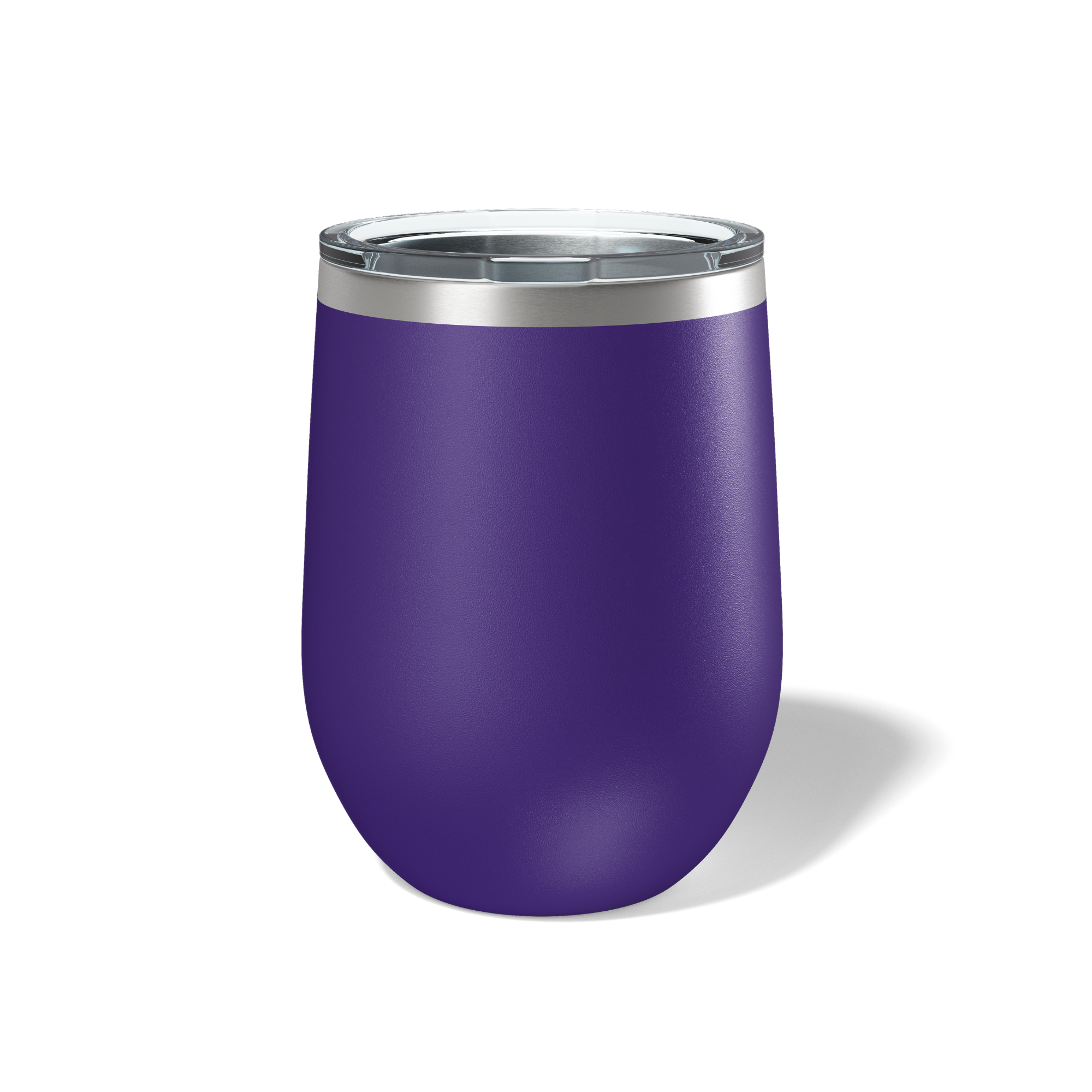 Custom Laser Engraved 12 OZ Stainless Steel Stemless Wine Tumbler with Lid