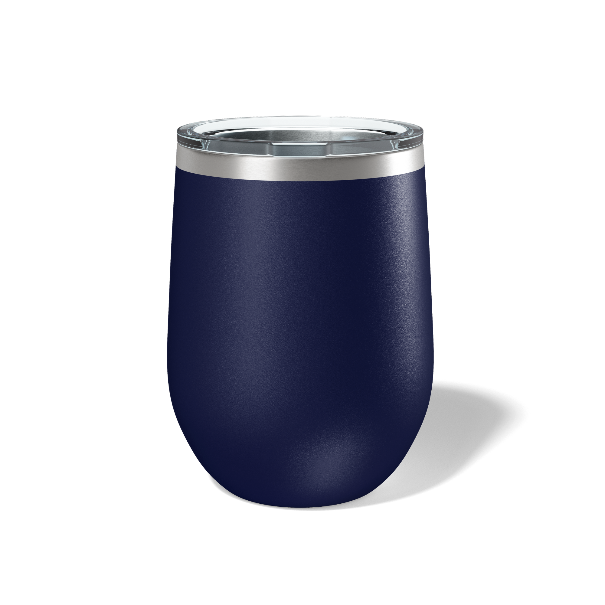 Custom Laser Engraved 12 OZ Stainless Steel Stemless Wine Tumbler with Lid