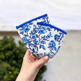 Blue Chinoiserie Insulated Drink Sleeve Coffee Coozie