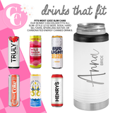 Personalized Name Skinny Can Cooler