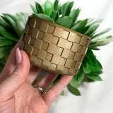 Gold Checkered Silicone Protective Boot for Tumbler