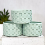 Mint Comfort Joy Checkered Silicone Protective Boot for Tumbler