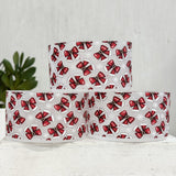 Clear Santa Bows Silicone Protective Boot for Tumbler