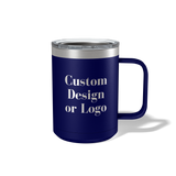 Custom Logo or Design Insulated Coffee Camp Mug