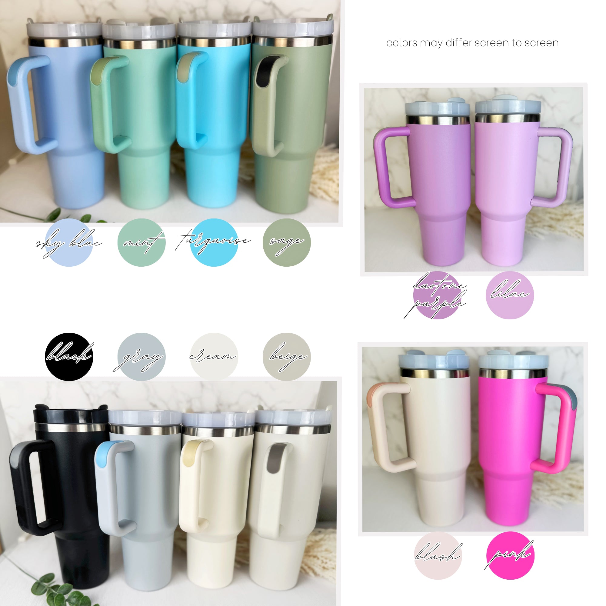 Design Your Own 40 oz Tumbler with Handle – Mag & Mills