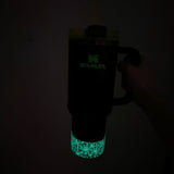 Glow in the Dark Clear Spiderwebs Silicone Protective Boot for Tumbler