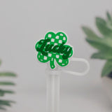 Lucky Shamrock Straw Topper - 10 MM for Thick Straws