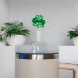 Lucky Shamrock Straw Topper - 10 MM for Thick Straws