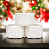 Pearl Snowflake Silicone Protective Boot for Tumbler